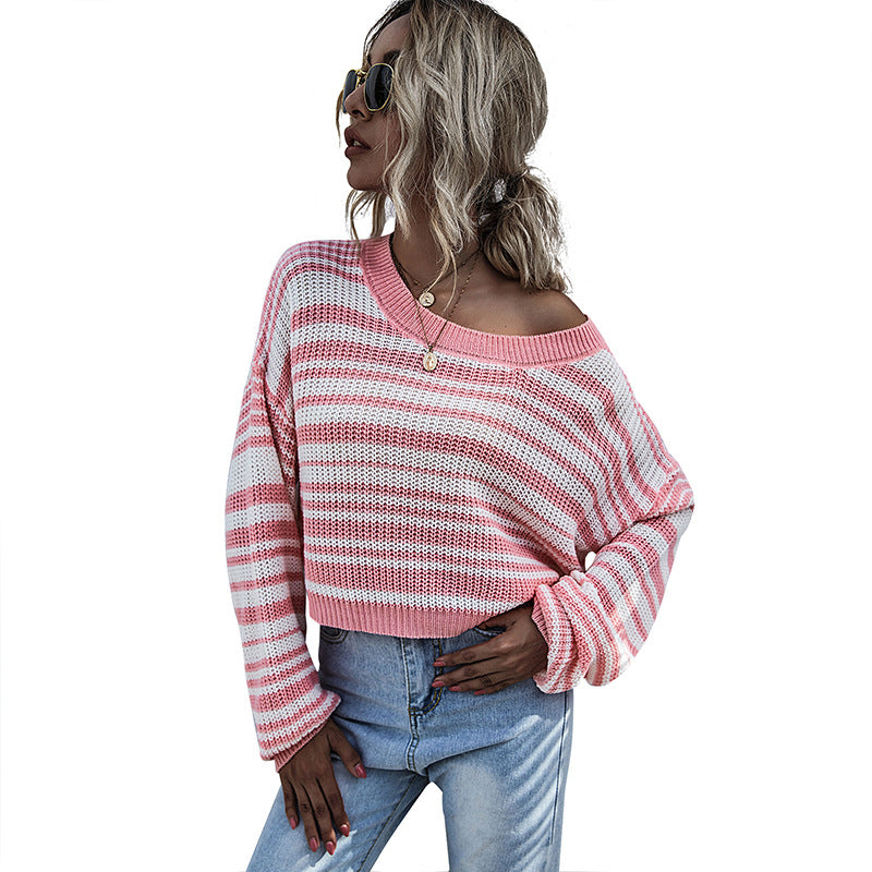 Women Casual Knit Sweater with Oversized Fit Mune Fashion