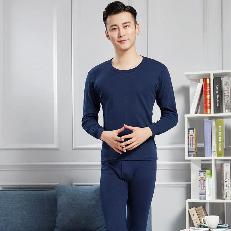 Men's Thermal Underwear Set, Crew Neck