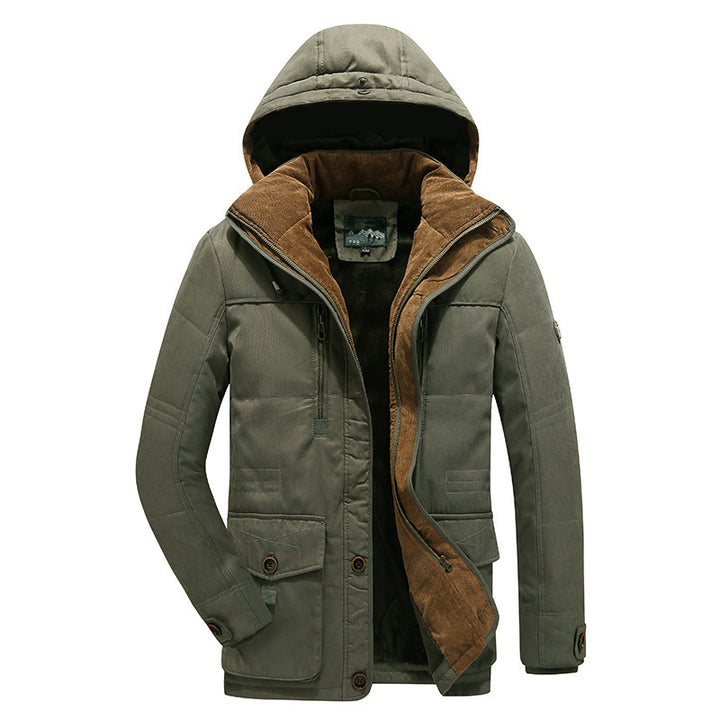 Men's Weatherproof Outdoor Jacket with Thermal Insulation Lining Mune Fashion