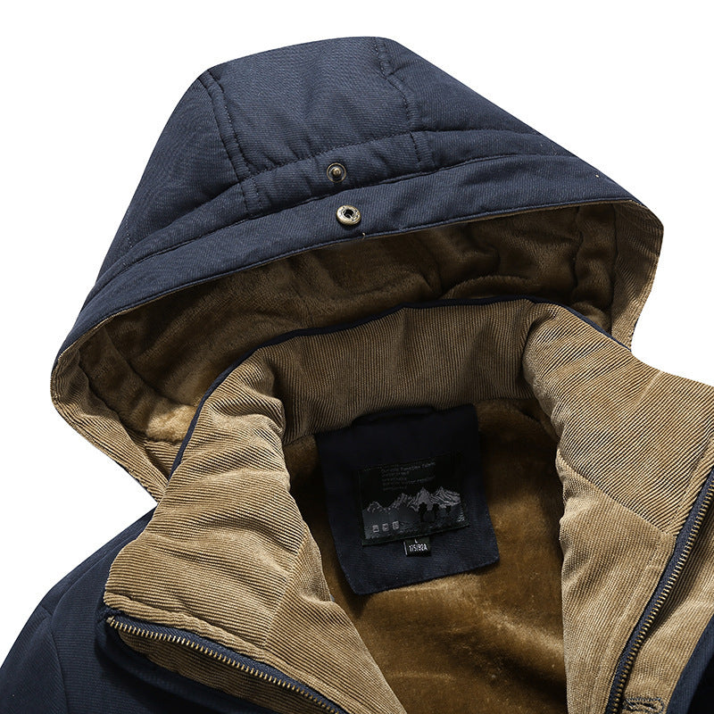 Men's Weatherproof Outdoor Jacket with Thermal Insulation Lining Mune Fashion
