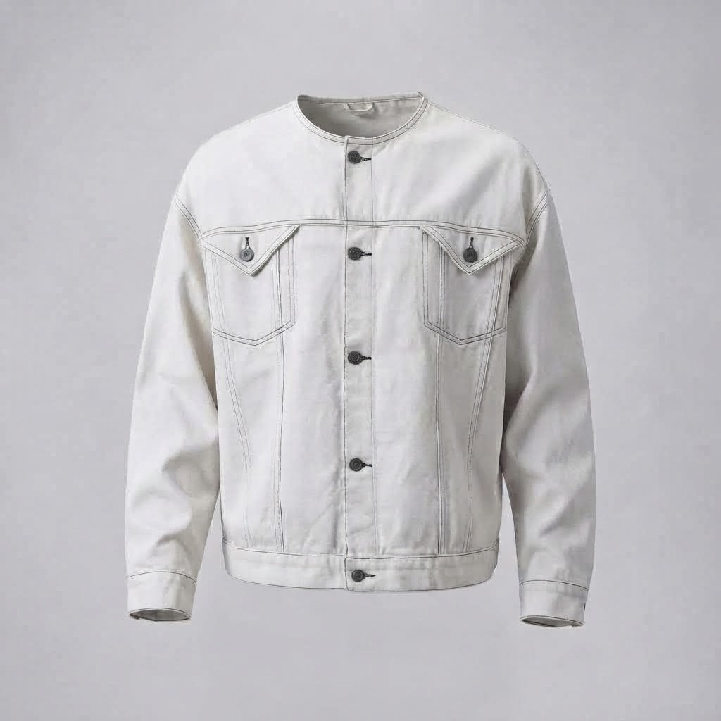 Men's Plus Size Denim Jacket Mune Fashion
