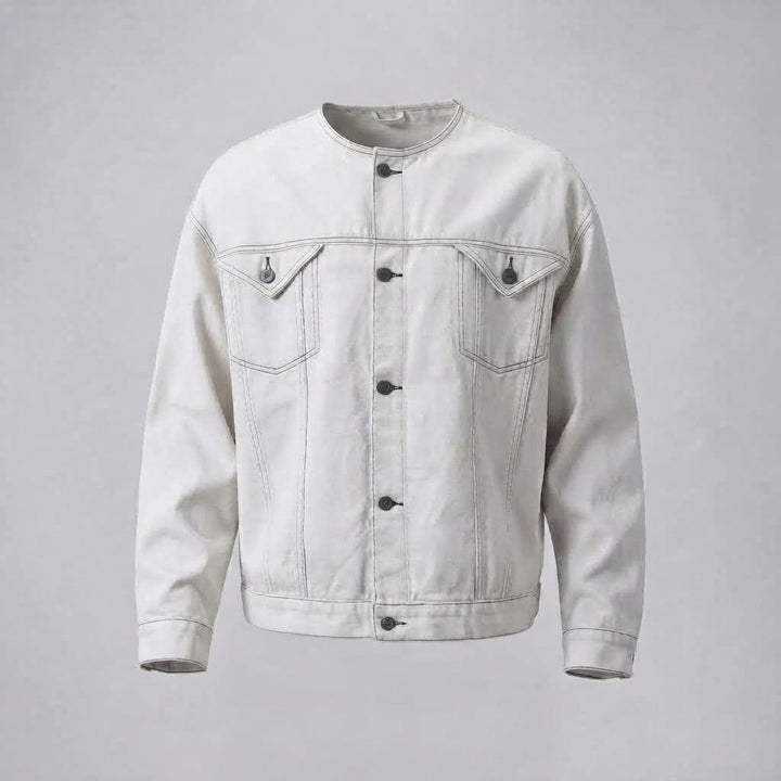Men's Plus Size Denim Jacket Mune Fashion