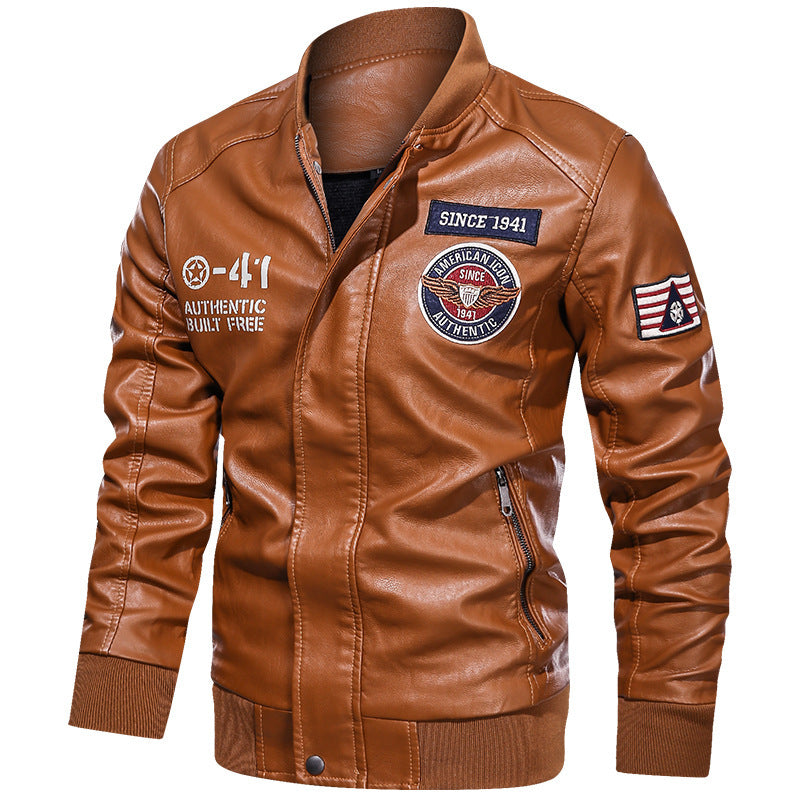 Men's Fashion Leather Jacket in Biker Style Mune Fashion