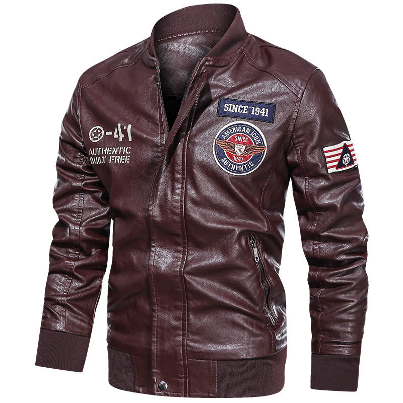 Men's Fashion Leather Jacket in Biker Style Mune Fashion