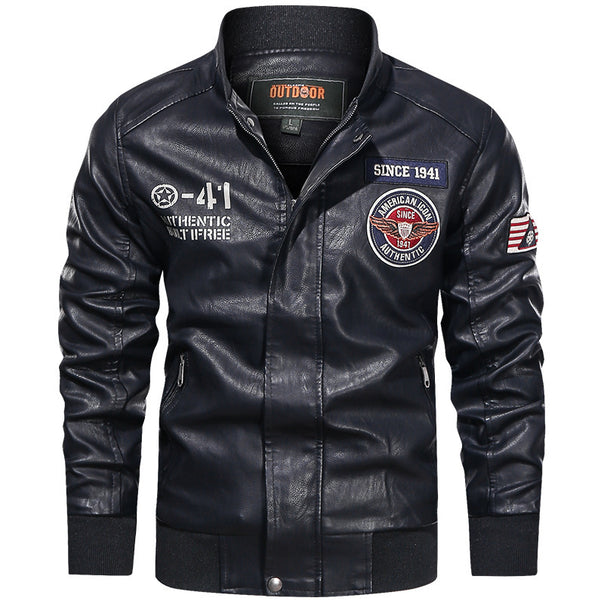 Men's Fashion Leather Jacket in Biker Style Mune Fashion