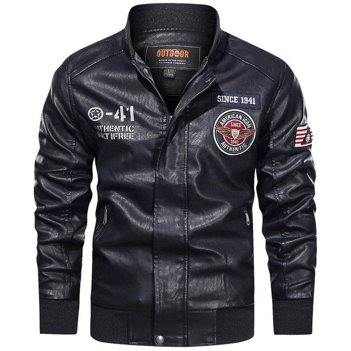 Men's Fashion Leather Jacket in Biker Style Mune Fashion