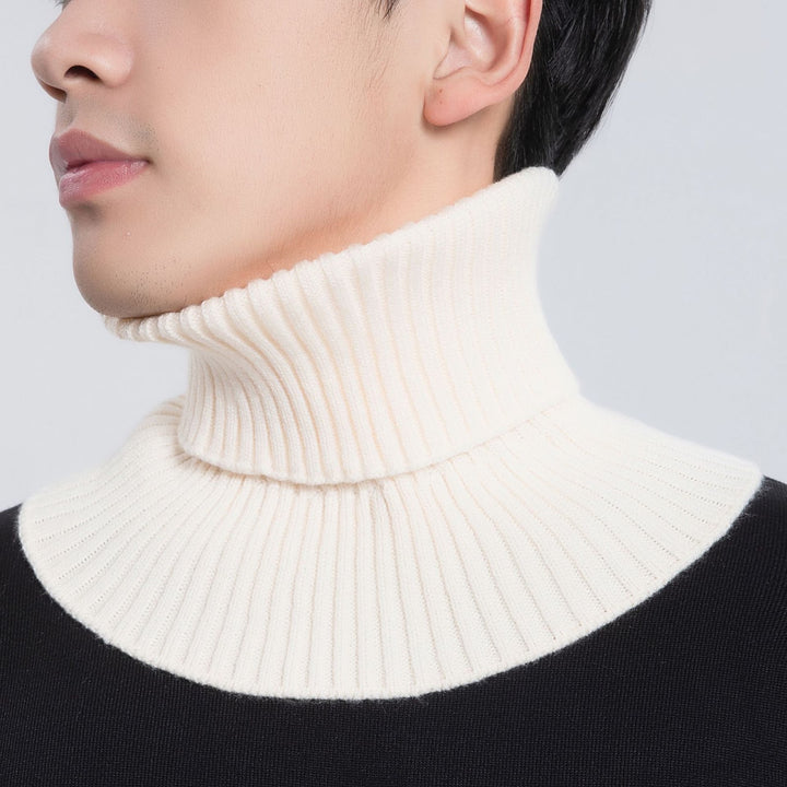 Knitted collar warmer, solid color, warming