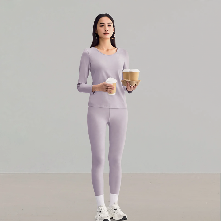 Cotton thermal underwear set for women and men