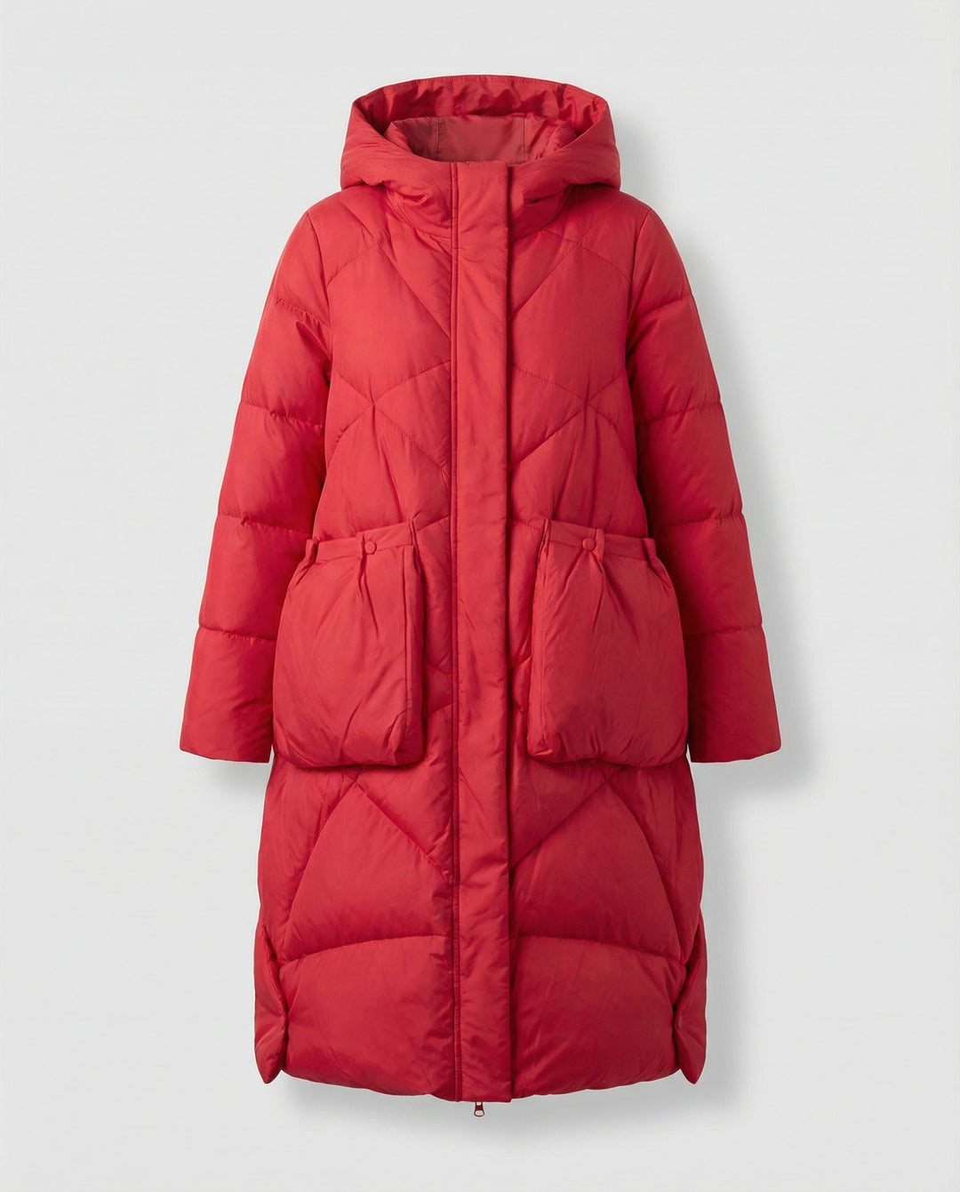 Casual ladies hooded coat