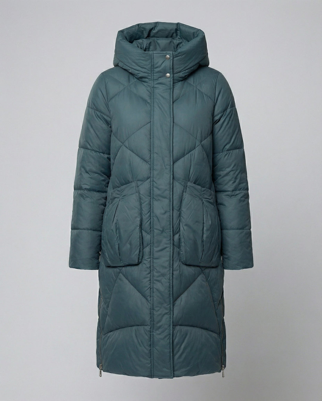 Casual ladies hooded coat