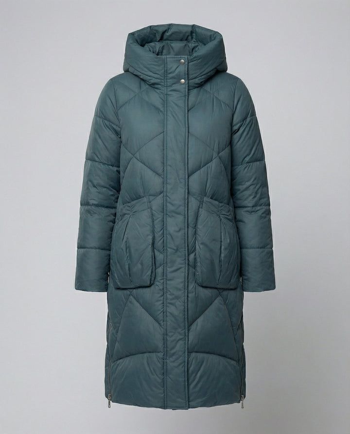 Casual ladies hooded coat