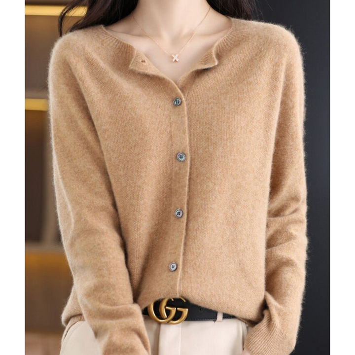 Mune | Women's Round Neck Cardigan Sweater