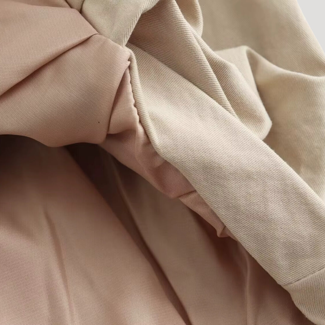 Mune | Women's beige lightweight Zip-Up bomber jacket