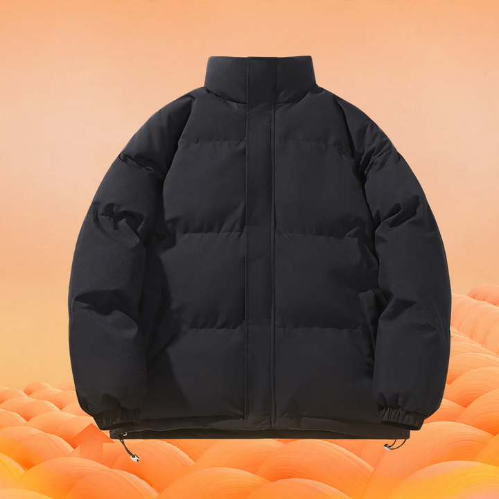 Padded men's quilted jacket in oversized look