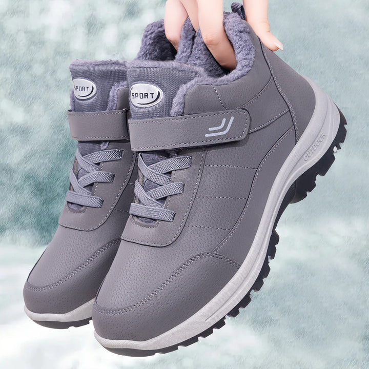 Padded Unisex Winter Boots with Velcro