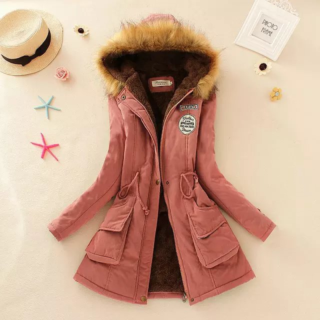 Women nan padded parka with cozy Sherpa inner lining, faux fur hood and drawstring waist Mune Fashion