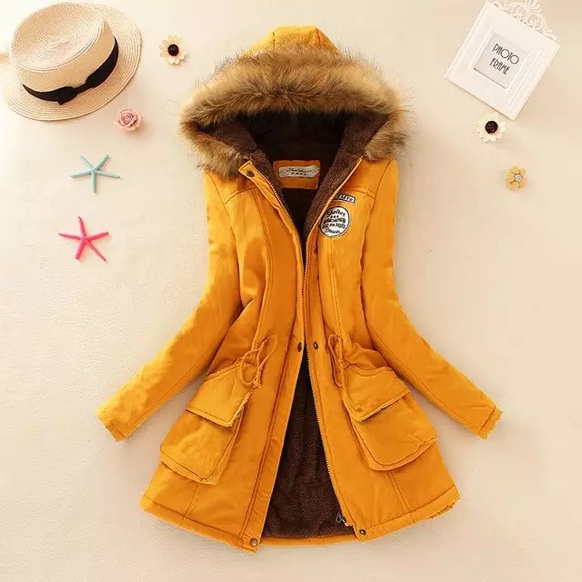 Women nan padded parka with cozy Sherpa inner lining, faux fur hood and drawstring waist Mune Fashion