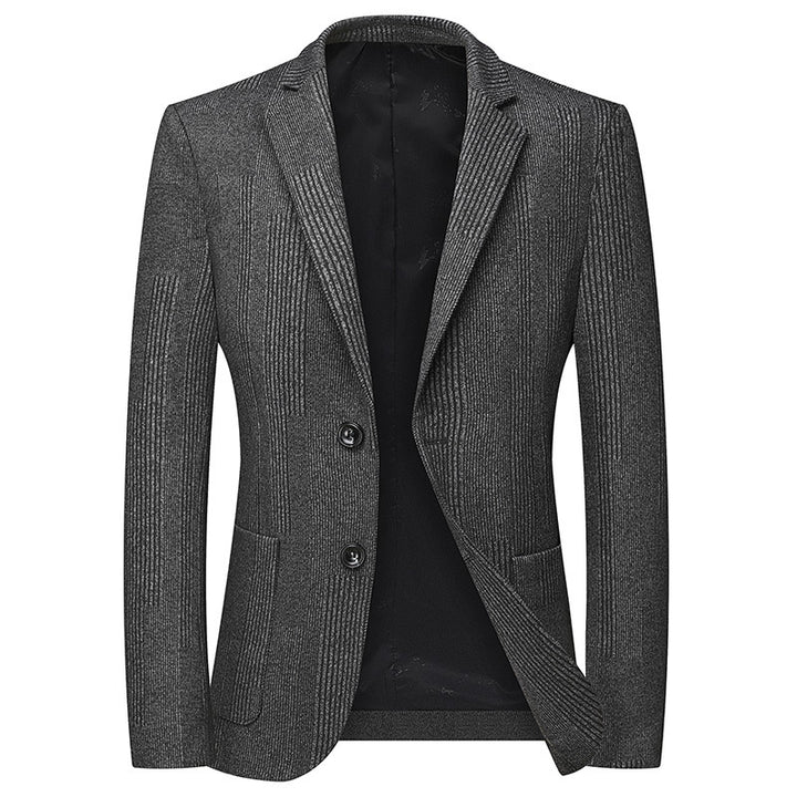 Men's Tailored Business Blazer in Structured Wool Blend Mune Fashion