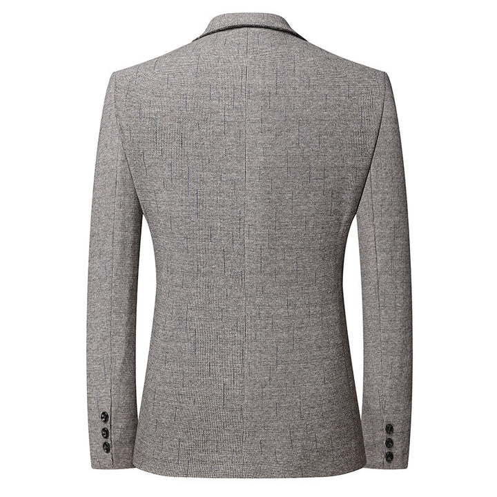 Men's Tailored Business Blazer in Structured Wool Blend Mune Fashion