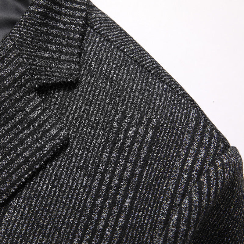 Men's Tailored Business Blazer in Structured Wool Blend Mune Fashion