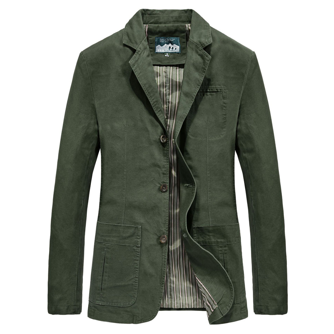 Men's Casual Cotton Blazer Mune Fashion