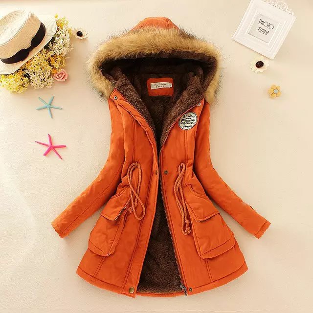 Women nan padded parka with cozy Sherpa inner lining, faux fur hood and drawstring waist Mune Fashion