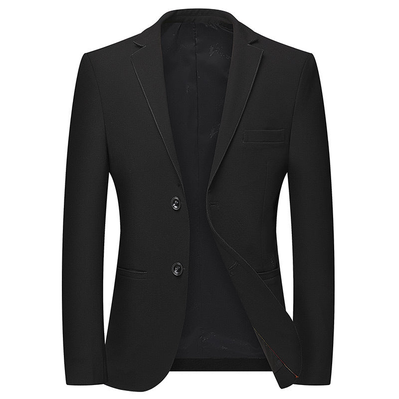 Men's Slim Single-Breasted Business Blazer with Fitted Cut Mune Fashion