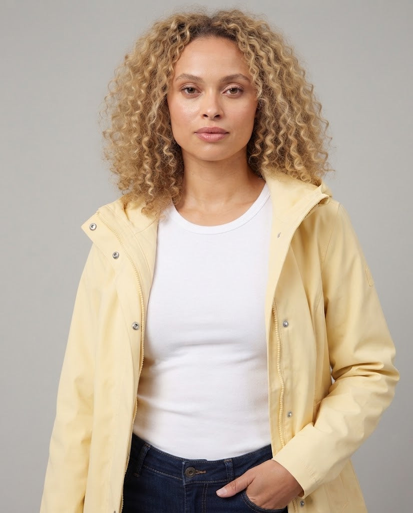 Women Water-Repellent Outdoor Jacket with Hood Mune Fashion