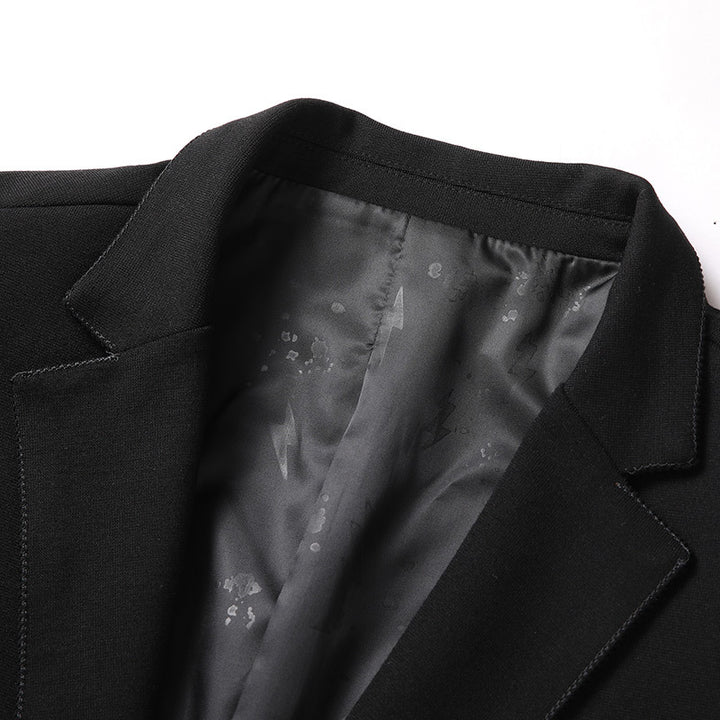 Men's Slim Single-Breasted Business Blazer with Fitted Cut Mune Fashion