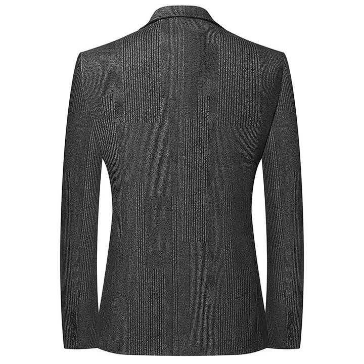 Men's Tailored Business Blazer in Structured Wool Blend Mune Fashion