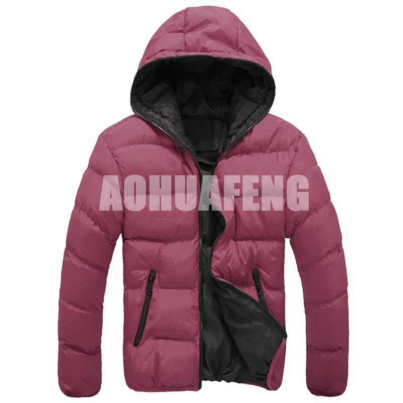 Men's nano windproof microfiber padded jacket with quilted thermal panel construction and contrast lining Mune Fashion