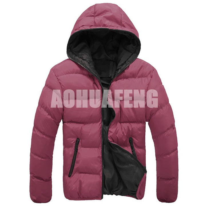 Men's nano windproof microfiber padded jacket with quilted thermal panel construction and contrast lining Mune Fashion