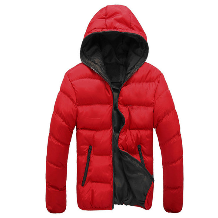 Men's nano windproof microfiber padded jacket with quilted thermal panel construction and contrast lining Mune Fashion