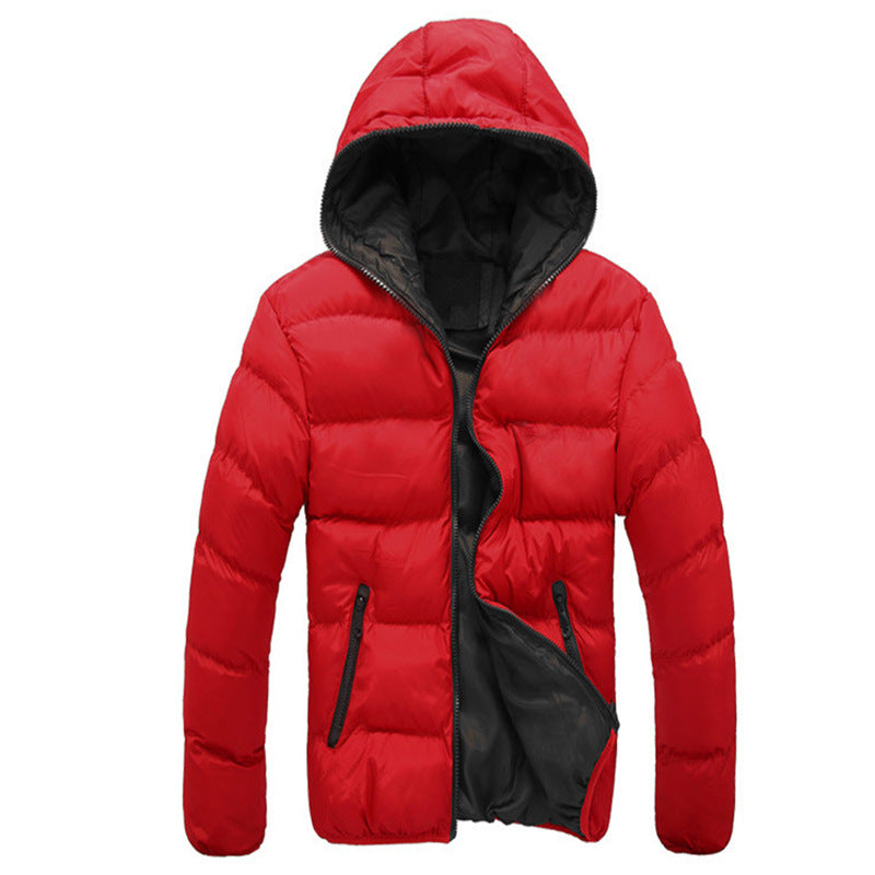 Men's nano windproof microfiber padded jacket with quilted thermal panel construction and contrast lining Mune Fashion
