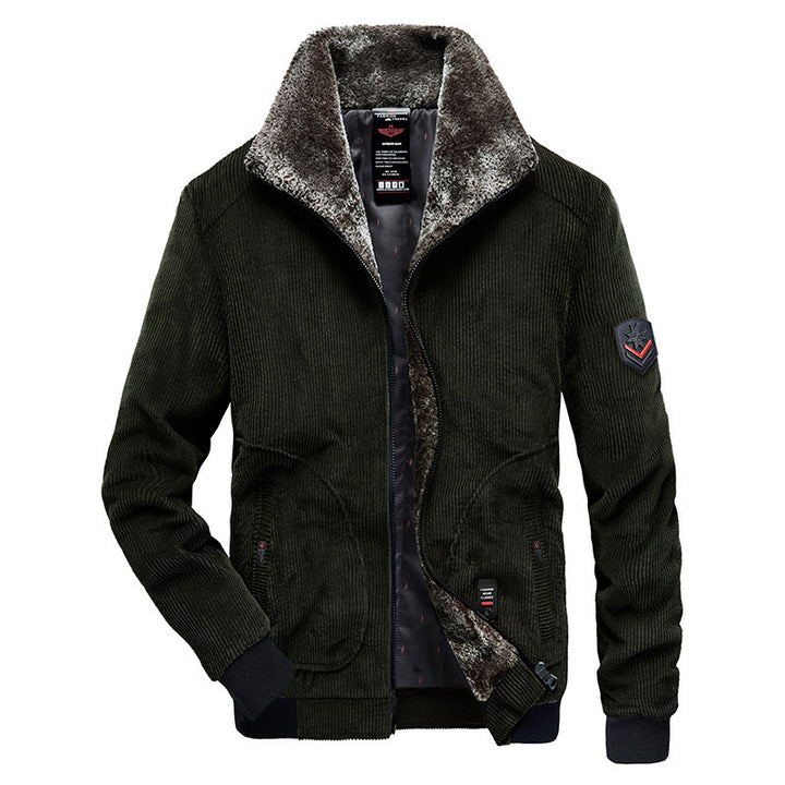 Men's Stylish Cord Jacket with Teddy Lining Mune Fashion