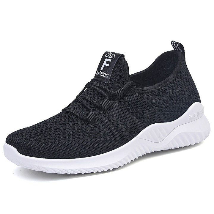 Unisex nan lightweight knit sneakers with elastic slip-on construction and cushioning EVA sole Mune Fashion