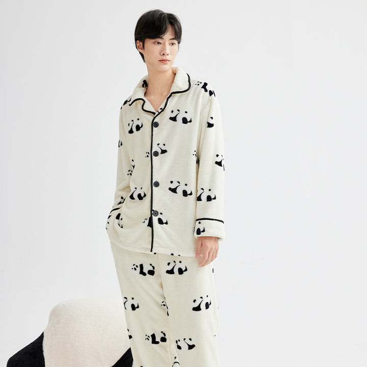 Warmer Men's Pajamas made of Coral Fleece