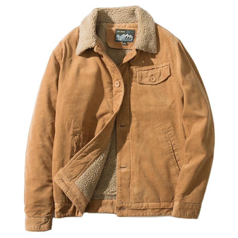 Men's Stylish Outdoor Jacket with Teddy Lining Mune Fashion