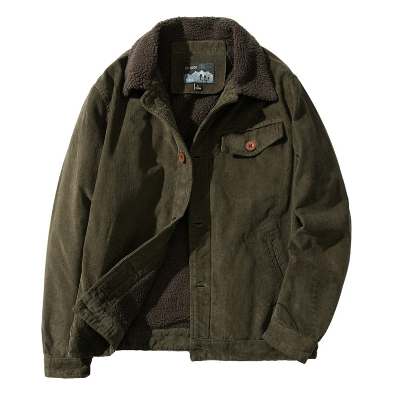 Men's Stylish Outdoor Jacket with Teddy Lining Mune Fashion