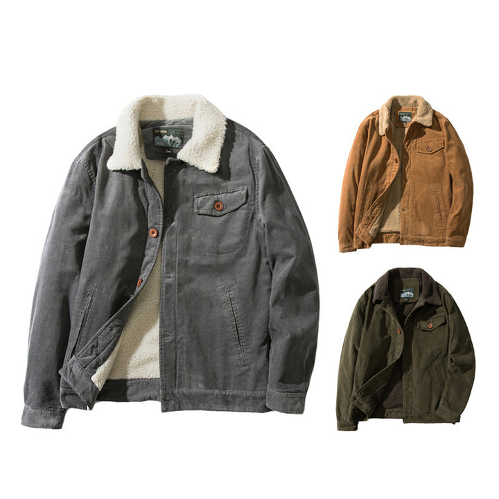 Men's Stylish Outdoor Jacket with Teddy Lining Mune Fashion
