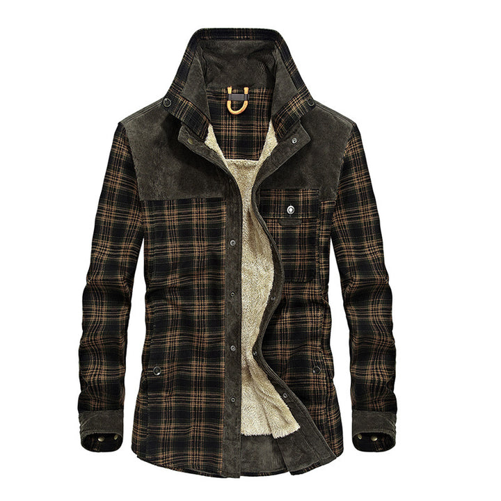 Men's Warming and Stylish Flannel Jacket Mune Fashion