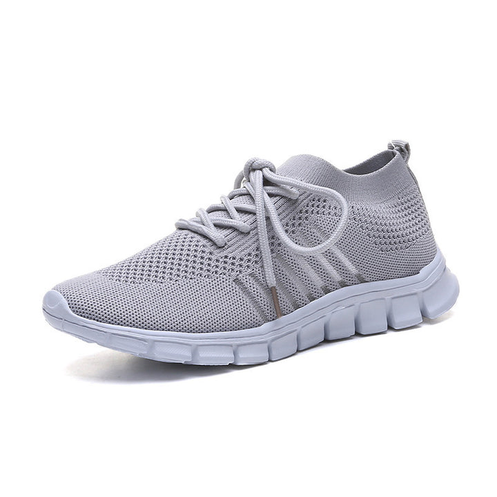 Women's breathable knitted sneakers with flexible segmented sole and comfort insole Mune Fashion