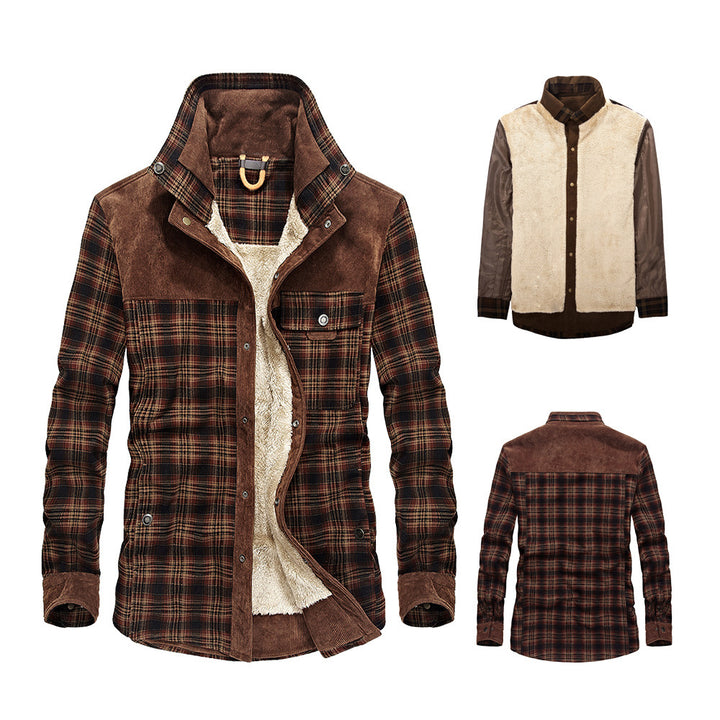 Men's Warming and Stylish Flannel Jacket Mune Fashion