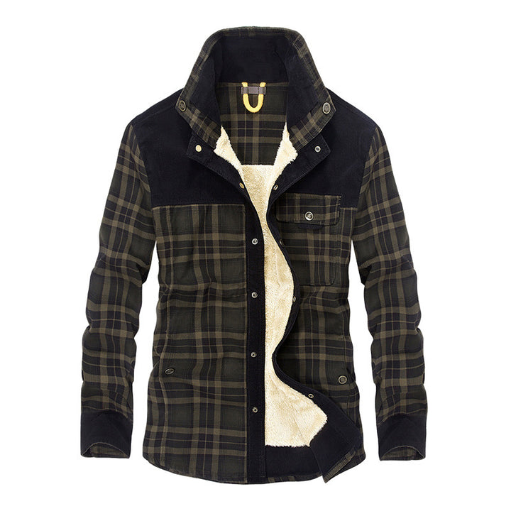Men's Warming and Stylish Flannel Jacket Mune Fashion