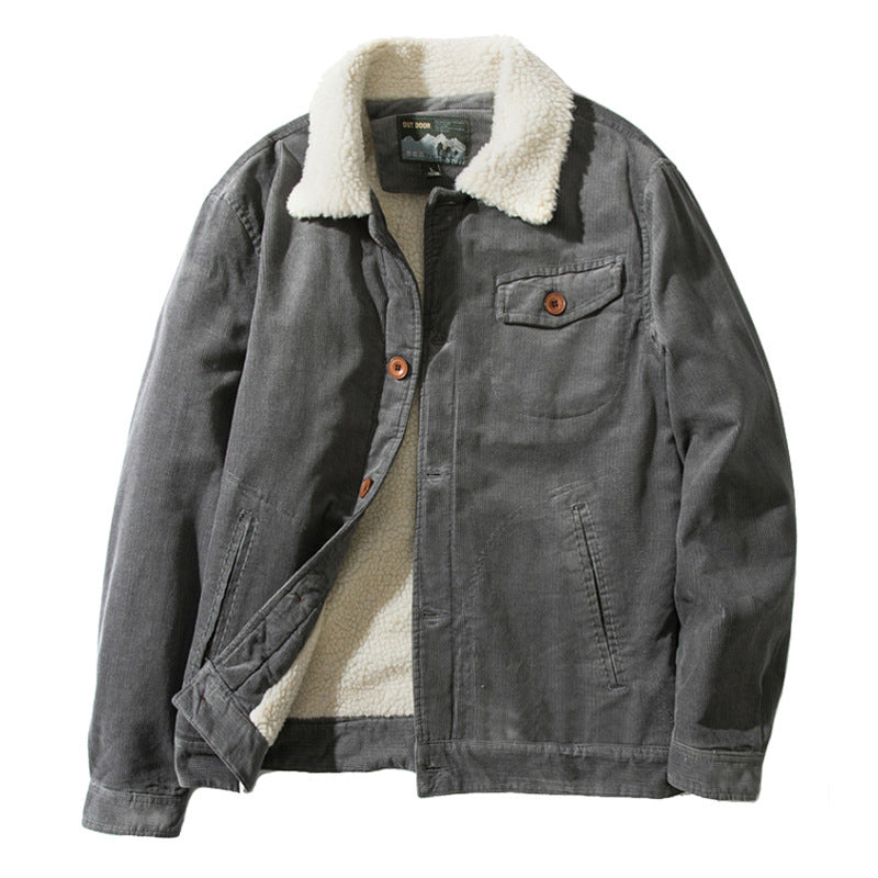 Men's Stylish Outdoor Jacket with Teddy Lining Mune Fashion