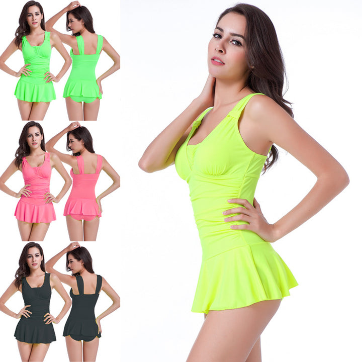 Women's Swimsuit with Swinging Skirt Mune Fashion