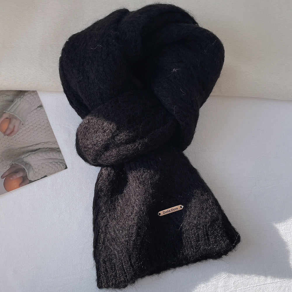 Elegant Alpaca Scarf, 165x24cm