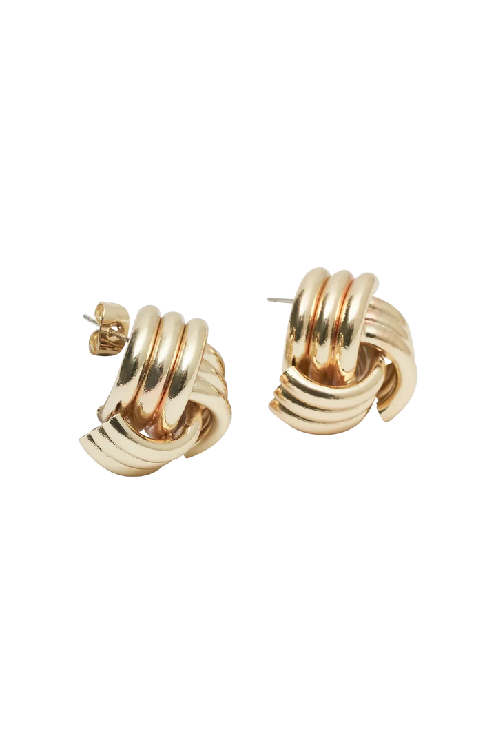 Mune | Knotted Earrings Gold