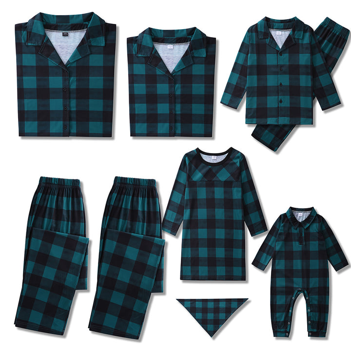 Christmas Family Pajama Set with Print Designs