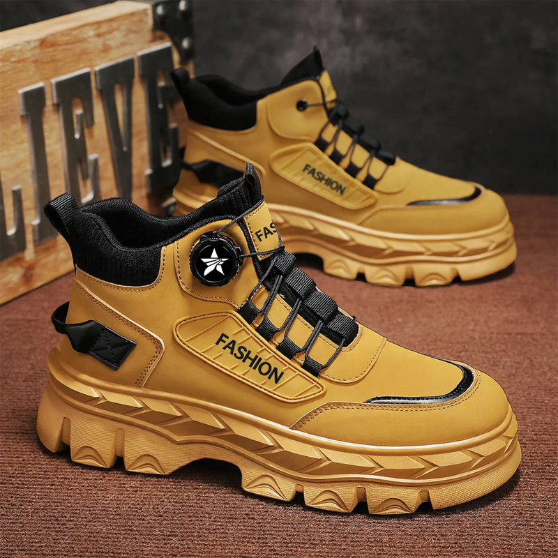 Warm men's winter boots in a casual style